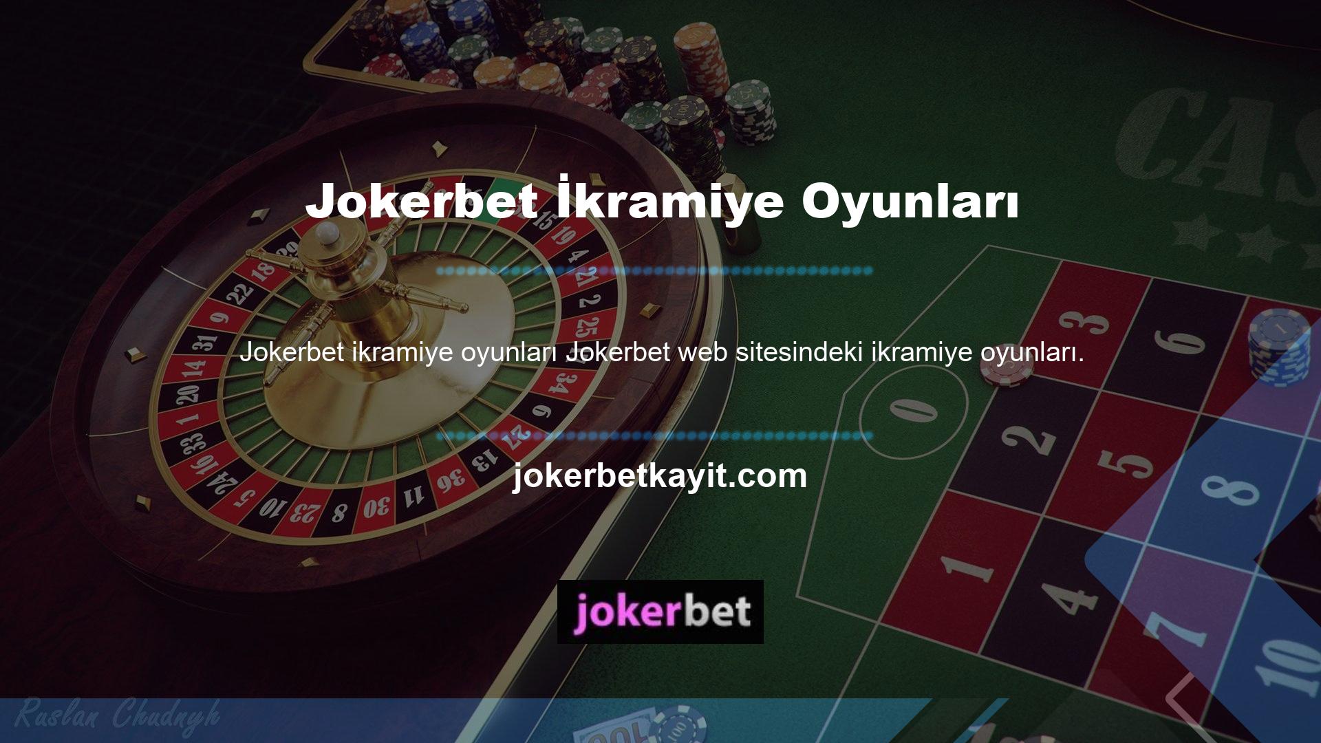 Jokerbet web sitesinde ikramiye uygulamalı video slot oyunları, çok fazla kural olmadan çalınabilen çok uygun oyunlardır